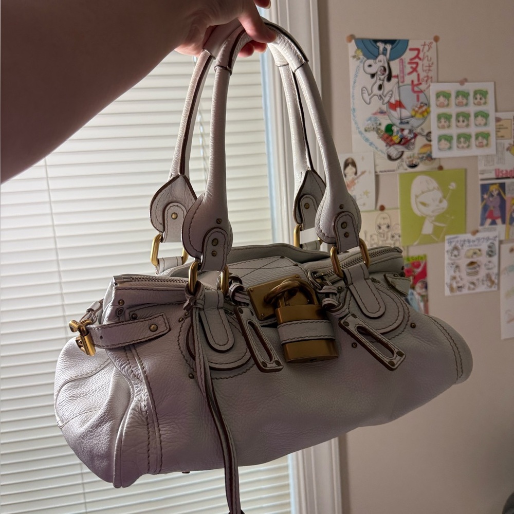 White Chloe Paddington Bag - Picture 9 of 12